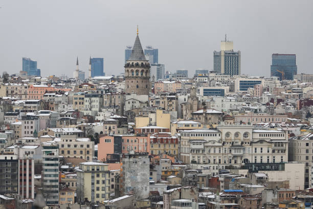 istock Galata Tower in Beyoglu District, Istanbul City, Turkey 1309080909