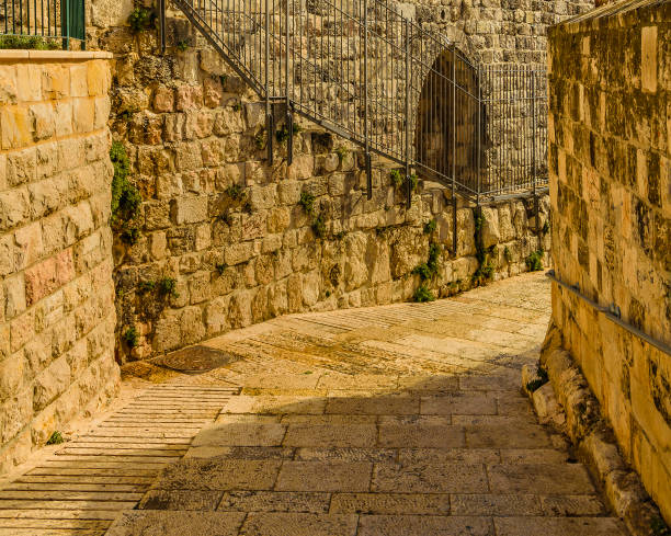 istock Urban Street, Old Jerusalem City 1309084240