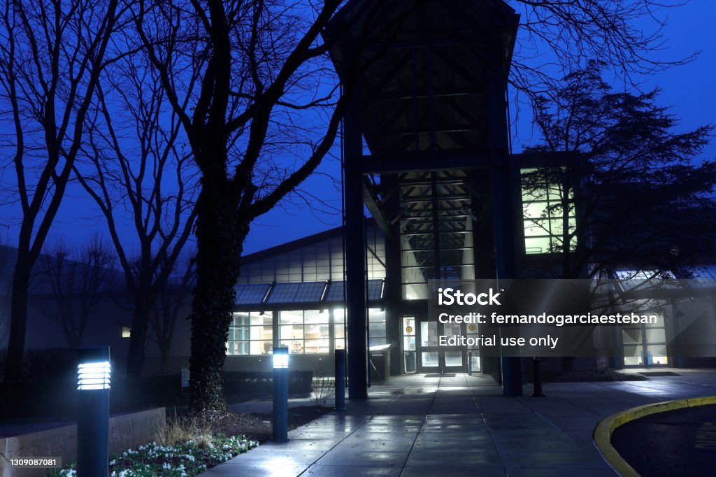 Doylestown Library Stock Photo Download Image Now Blue, Bucks