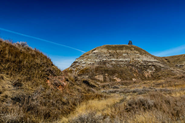 istock Abandoned Star Mine high on a hill. Drumheller, Alberta, Canada 1309088371
