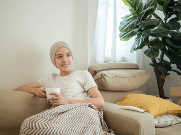 istock Female cancer patient conquering adversity 1309091760
