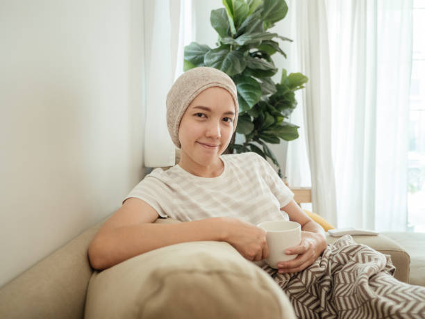 istock Female cancer patient conquering adversity 1309092279