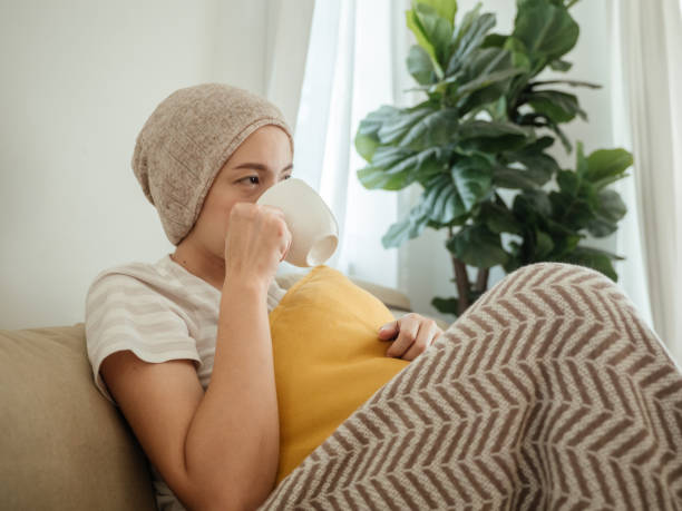 istock Female cancer patient conquering adversity 1309092310