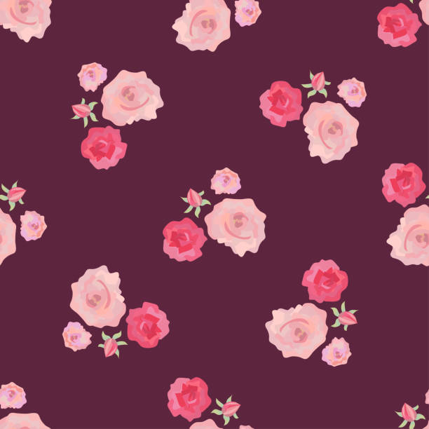 istock Seamless floral pattern with abstract flowers. For textiles or covers for books, clothes, wallpapers, printing, gift wrapping. 1309099104