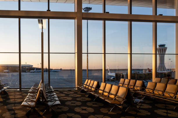 istock View of Empty Airport Terminal Waiting Area 1309099160