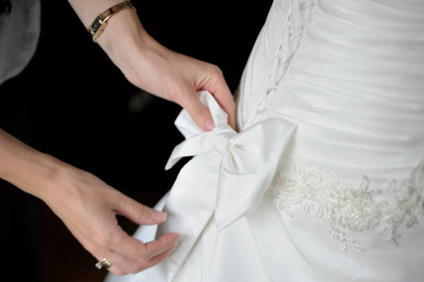 istock White wedding dress. 1309103971