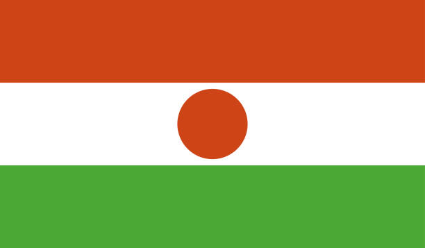 ilustrações, clipart, desenhos animados e ícones de bandeira altamente detalhada do níger - níger bandeira alto detalhe - bandeira nacional níger - vetor da bandeira do níger, eps, vetor - niger delta
