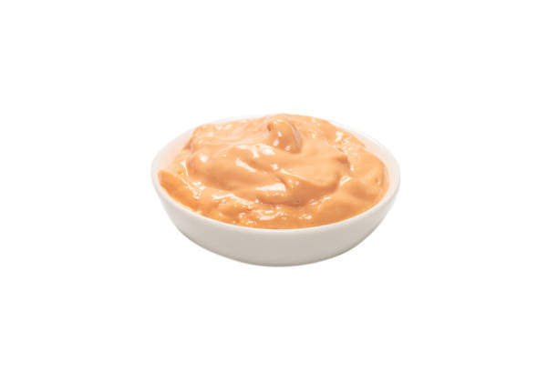 istock Sauce in a bowl isolated on white. 1309107185