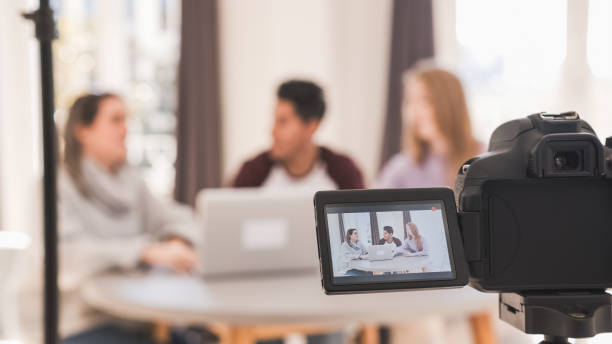 istock A group of people creating content for social media while making a video. 1309111872
