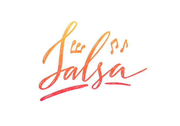Salsa Writing 120+ Salsa Dance Lessons Stock Illustrations, Royalty-Free Vector ...