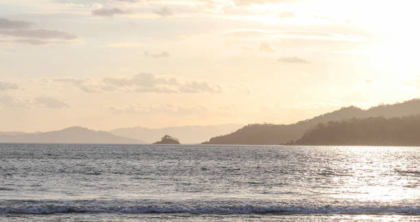 istock Scenic view of tropical beach at sunrise 1309116877