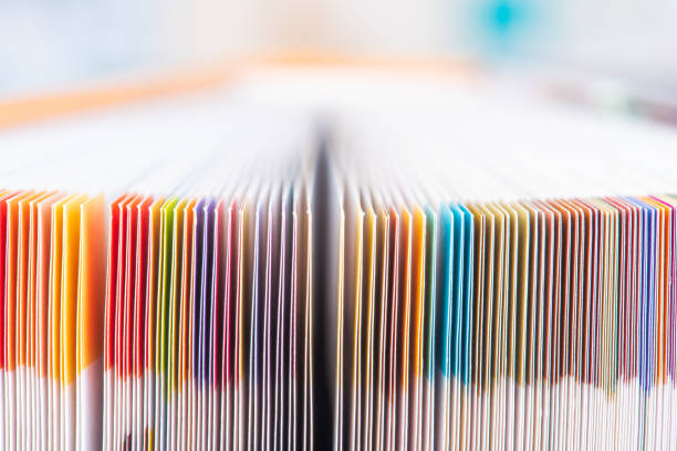 istock Colorful page of open book 1309117454