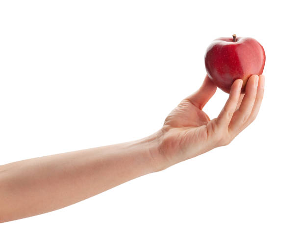 istock red delicious apple in hand 1309119072