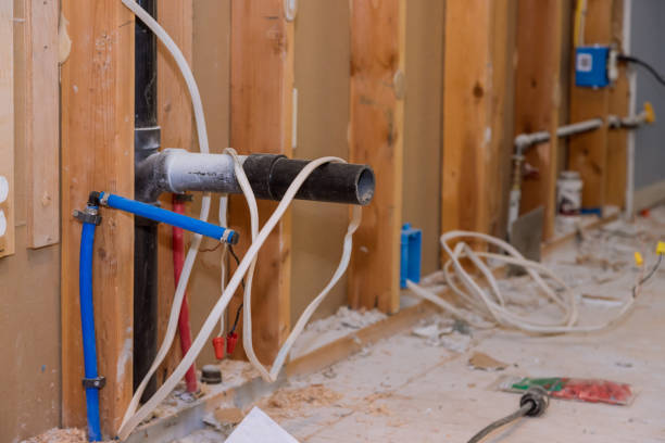 istock Repairs for remodeling in the kitchen that is under renovation, reconstruction with demolition old drywall 1309120676