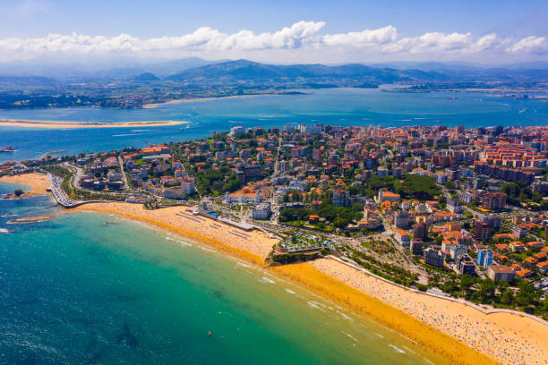 istock Aerial view of Santander, Spain 1309123455