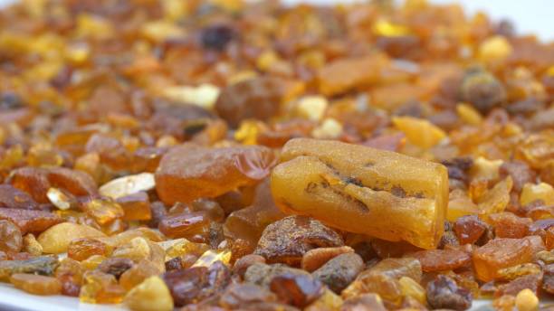 istock Amber Stones Collection Macro Close-up 1309123636