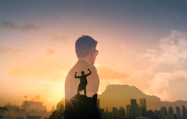 istock Confident businessman in the city. 1309123829