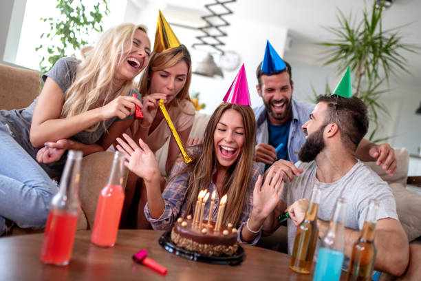 istock Birthday party at home 1309125011