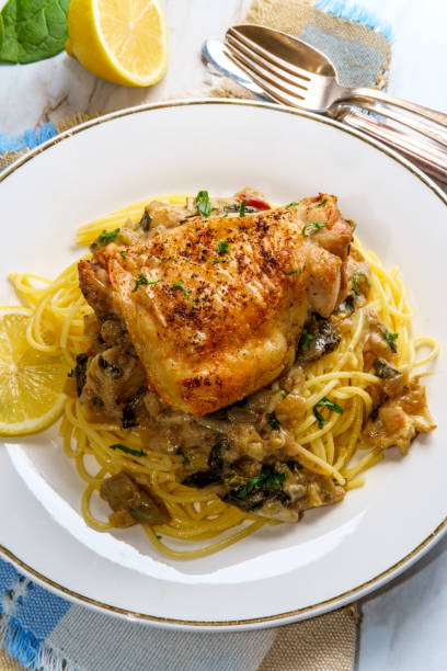 istock Spinach Artichoke Chicken Thighs 1309126897