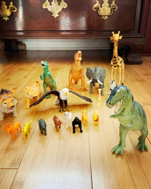 istock Wild Toy Animals on the Floor 1309133418