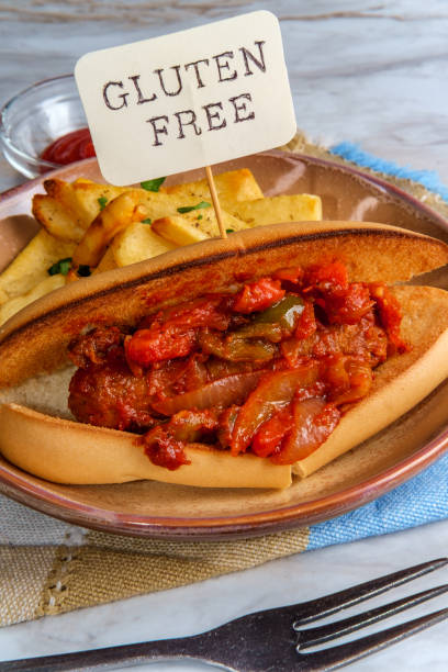 Sausage Onions Peppers Hoagie Sausage onions and peppers hoagie sandwich with side of steak fries torpedo sandwich stock pictures, royalty-free photos & images