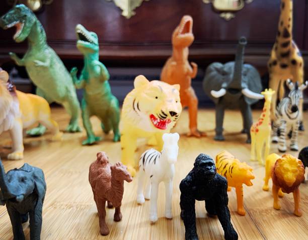 istock Wild Toy Animals on the Floor 1309133453
