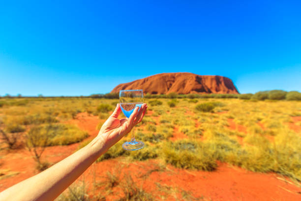 vacanze uluru australia - desert wine foto e immagini stock