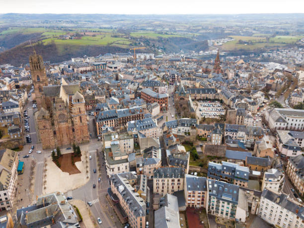istock Aerial view of Rodez 1309134942