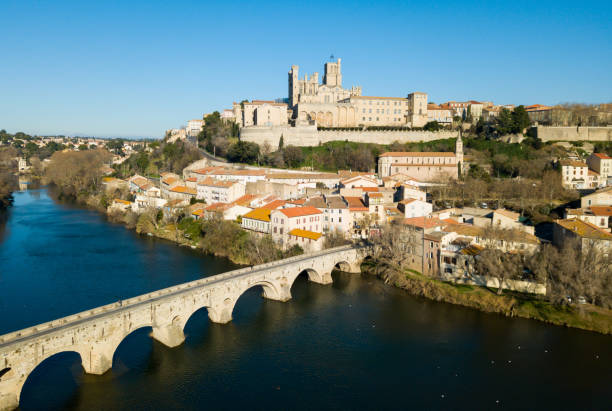 istock Aerial view of Beziers 1309134946
