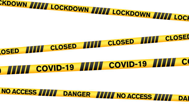 istock set of COVID-19 related yellow and black barrier tapes 1309135211