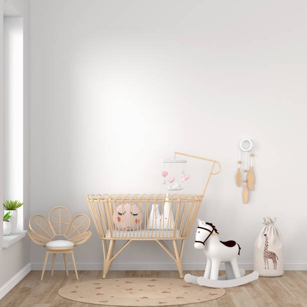 istock White child bedroom with copy space, 3D rendering 1309141546