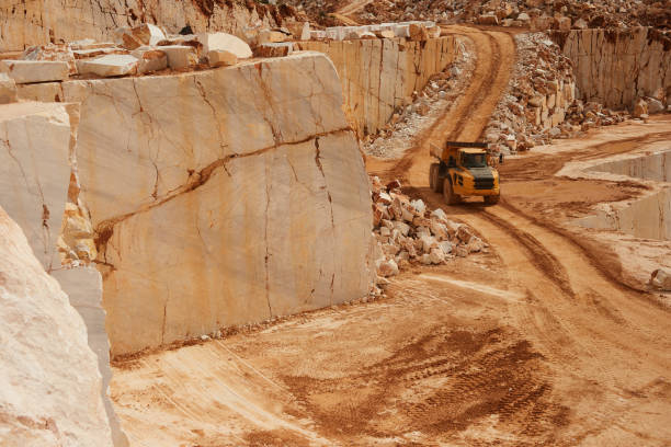 istock Heavy Machinery in Marble Quarry 1309142038