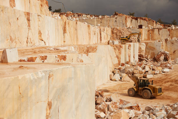 istock Heavy Machinery in Marble Quarry 1309142144