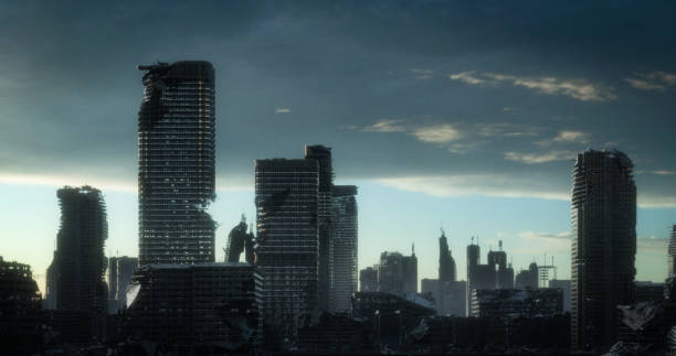 istock Post Apocalyptic Urban Landscape (Dawn/Dusk) 1309144251