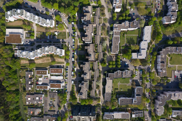 istock Apartment Buildings from Above 1309157556