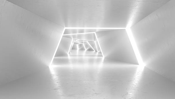 istock Futuristic Tunnel with Neon Lights 1309191223