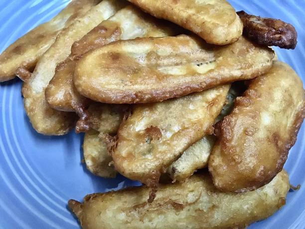 istock Delicious Fried Bananas on A Dish 1309202205
