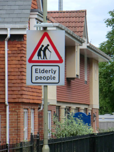 Verkehrsschild Elderley People in England