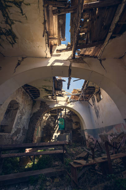 istock Abandoned village in Italy, Alianello, Basilicata 1309220943