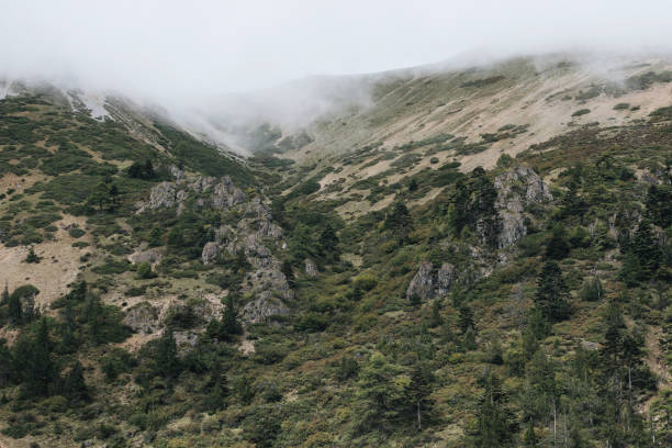 istock mountains and clouds along the Yunnan-Tibet route 1309222527