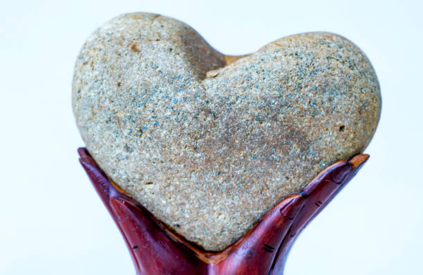 Thank you with a wooden heart.