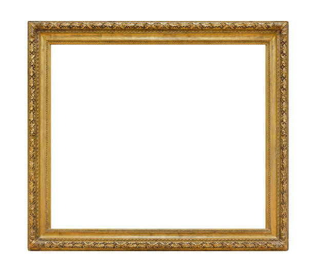 istock Old wooden picture frame 1309224878