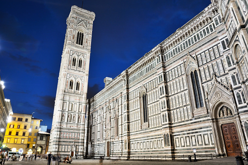 Giotto's Campanile in Florence (Firenze), Tuscany, Italy