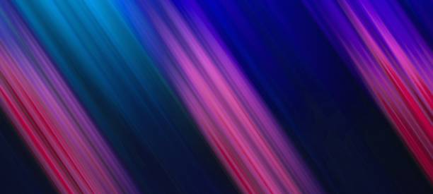 istock Abstract gradient purple pink diagonal lines background motion blur neon color stripes 1309235555