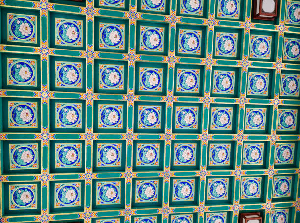 Colorful Chinese traditional roof