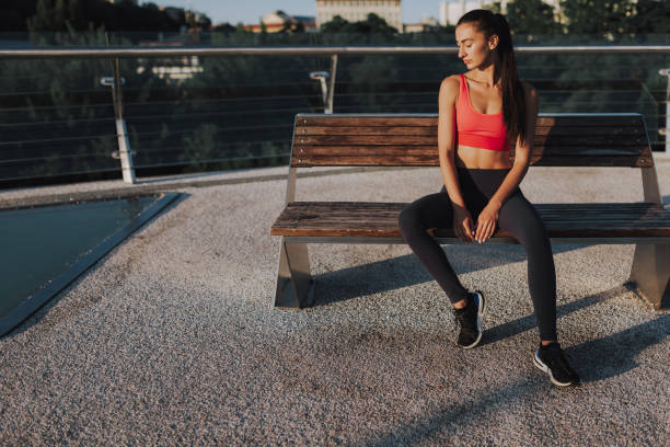 istock Girl doing sport outdoors in the morning 1309237522