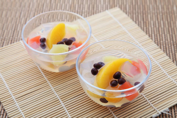 istock fruits mitsumame japanese dessert isolated on table 1309245271