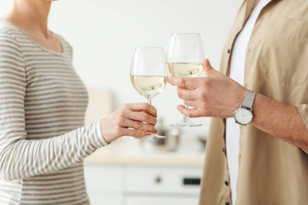 istock Happy family enjoying romantic time in modern kitchen 1309245957