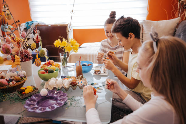 istock Happy Easter holidays in our home 1309248659