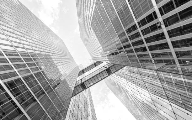 istock Low Angle View Of Modern Buildings Against Sky 1309248850